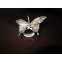 Prsten za salvete: Srebrni leptir